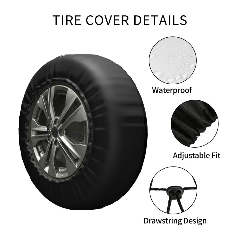 Houston Texans Car tire protective cover waterproof and dustproof tire cover