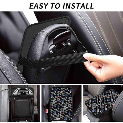 Houston Texans Printing car armrest box protective pad
