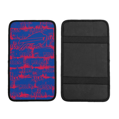 Buffalo Bills print Car armrest box protective cover car center console armrest pad