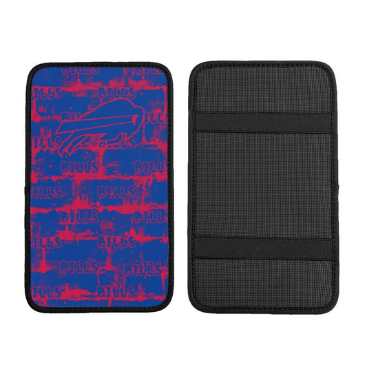 Buffalo Bills print Car armrest box protective cover car center console armrest pad