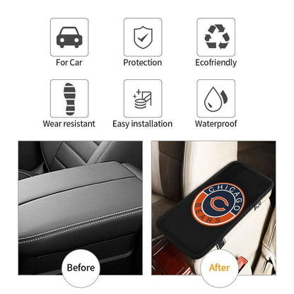 Chicago Bears print car armrest protective cover Car center console armrest pad