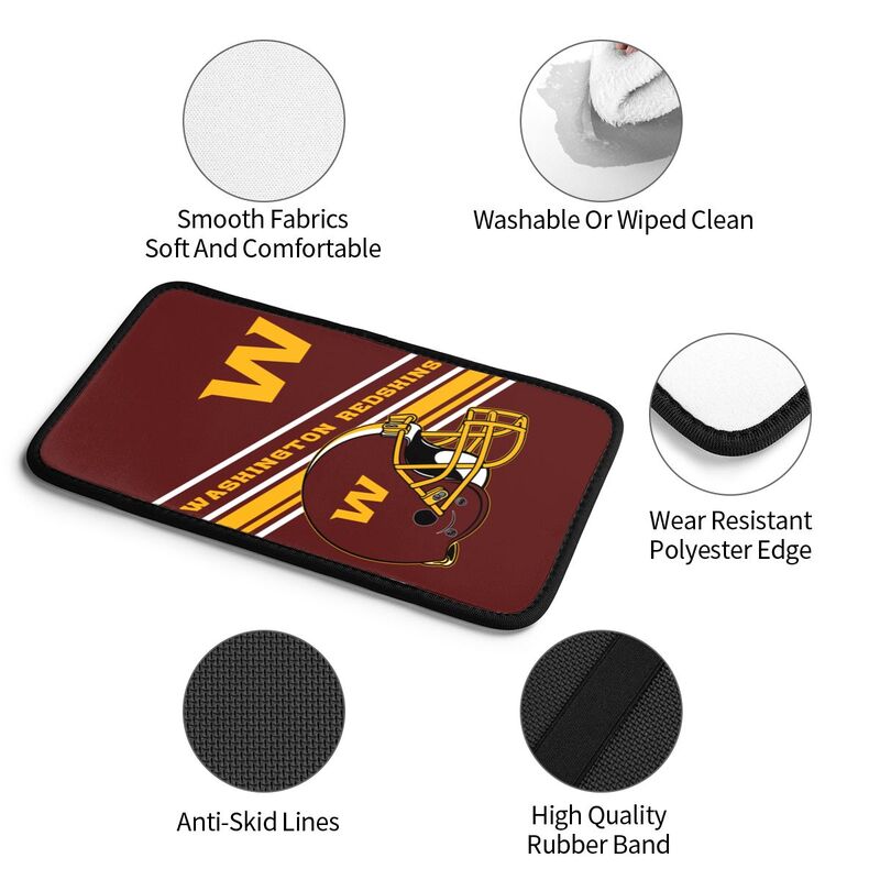 Washington Redskins Print armrest protective cover car armrest box cushion