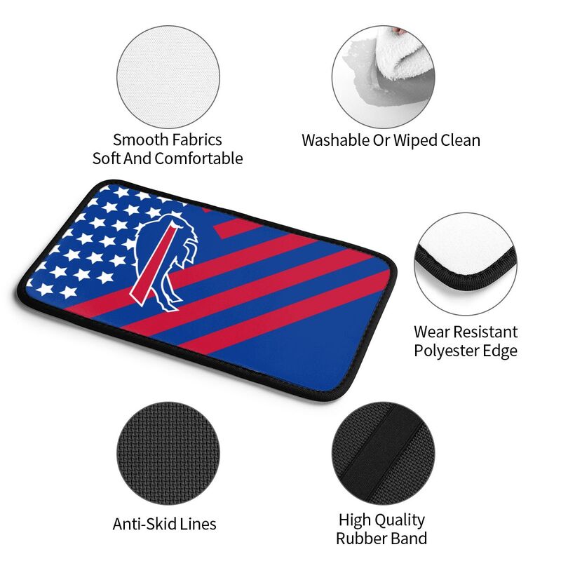 Buffalo Bills Printed car armrest box pad elbow protection pad