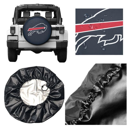 Buffalo Bills 2 Printing tire protection cover car sun protection tire protection covers