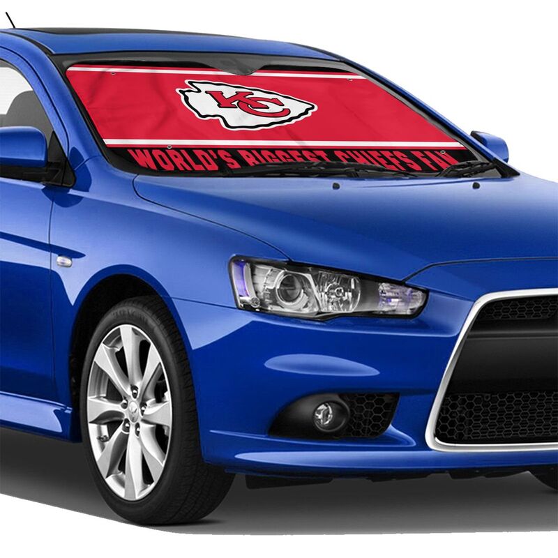 Kansas City Chiefs Printing is suitable for car front windshield sunshades Car windshield sunshades