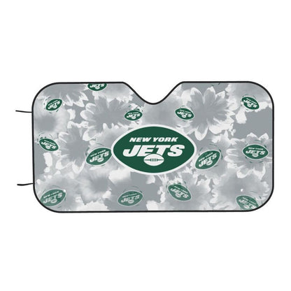 New York Jets Printed multi size car front windshield sunshade car windshield sunshade