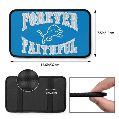Detroit Lions Print car armrest box cover armrest protective cover