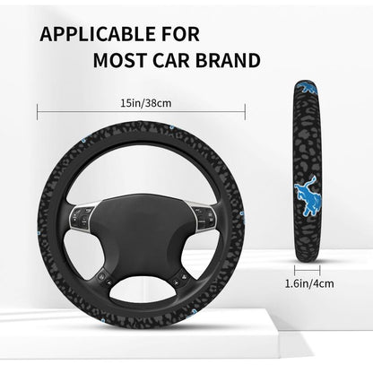 Detroit Lions Printed elastic steering wheel cover car steering wheel protective cover
