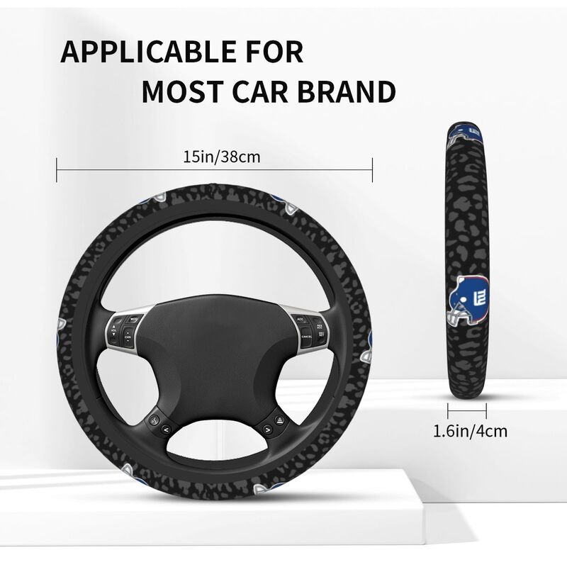 New York Giants 1 Printed elastic steering wheel cover car steering wheel protective cover