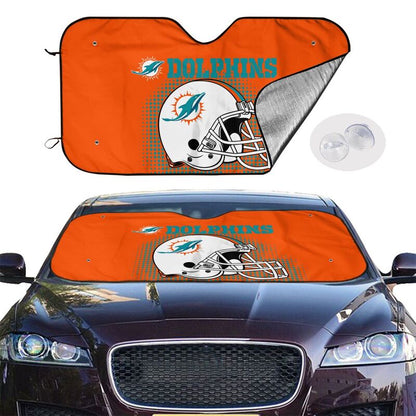 Miami Dolphins Printing car front windshield sunshade car windshield sunshade multi size