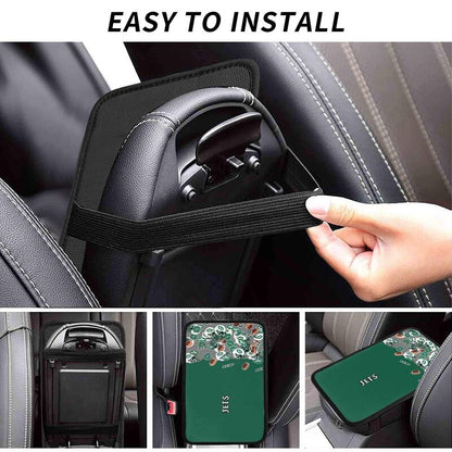 New York Jets print Car center console armrest pad car armrest protective cover