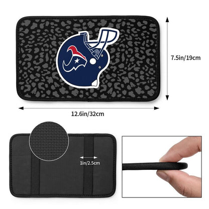 Houston Texans print Car handrail box cushion Personalized car armrest cover