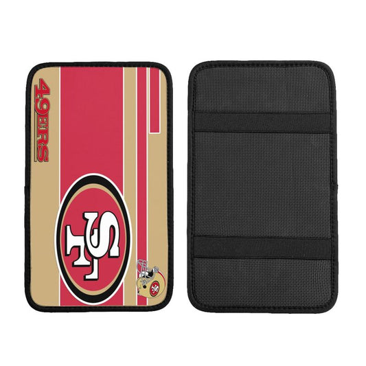 Car armrest box pad San Francisco 49ers 1 Printed center armrest box pad protective pad