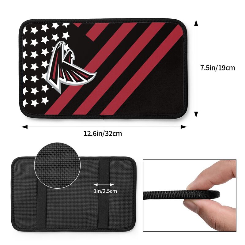 Atlanta Falcons Printed car armrest box pad anti-abrasion pad