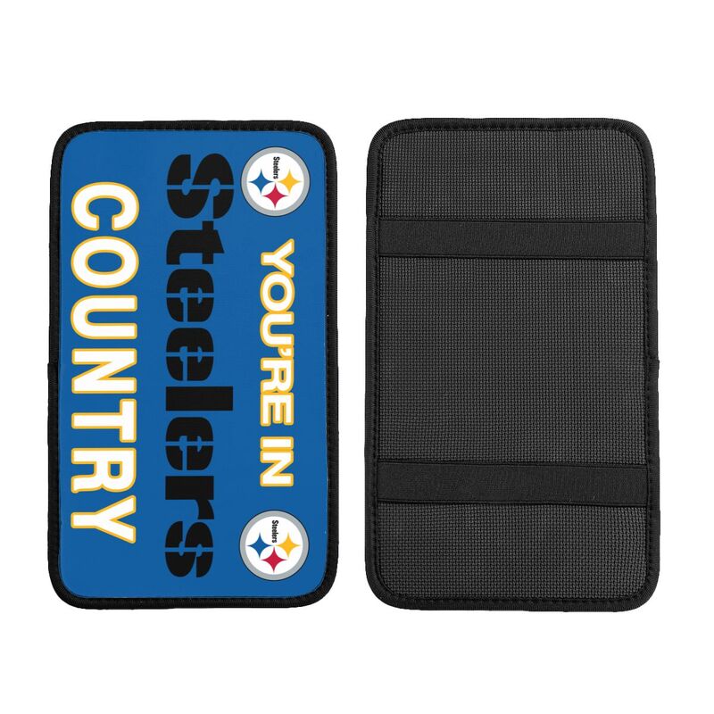 Pittsburgh Steelers Printed car armrest box pad elbow support pad