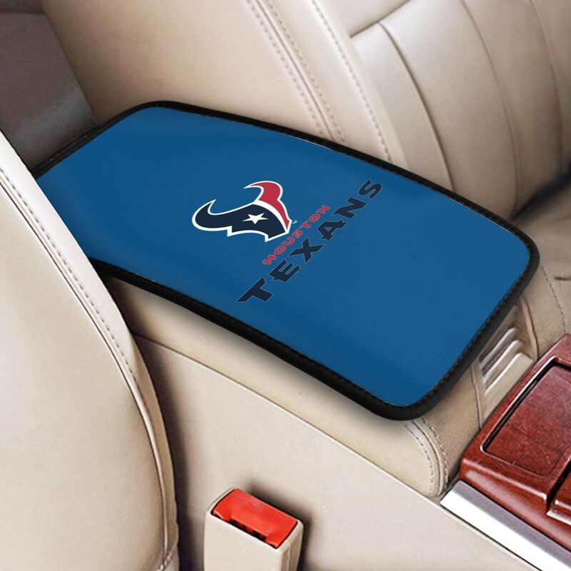 Houston Texans Printed car center armrest box pad anti slip pad