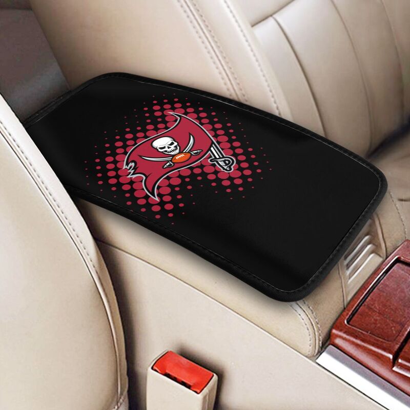 Tampa Bay Buccaneers Printed car armrest box cushion armrest protective cover