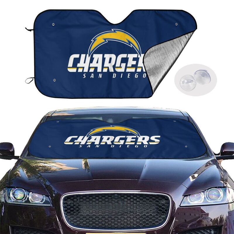 San Diego Chargers Print suitable for front Car windshield sunshades Car windshield sunshades