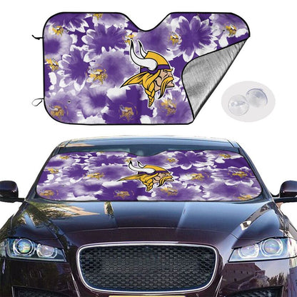 Minnesota Vikings Printed multi size car front windshield sunshade car windshield sunshade