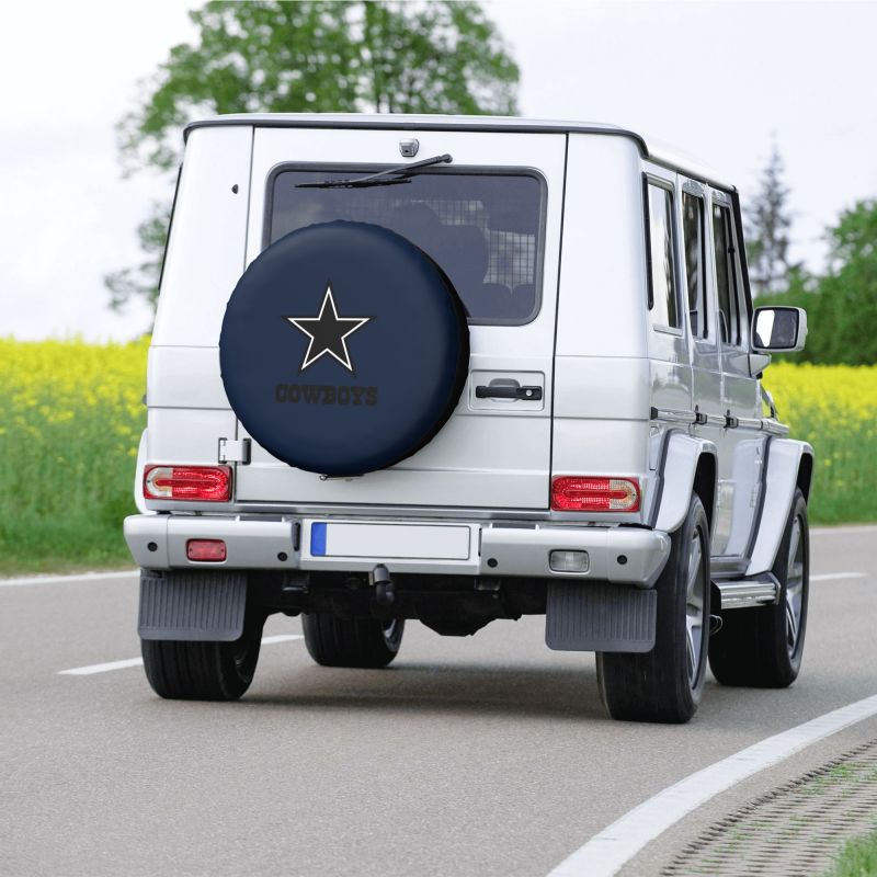 Dallas Cowboys 2 Car tire protective cover waterproof and dustproof tire cover