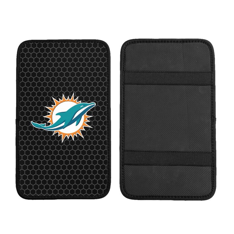 Miami Dolphins Printed protective pad for car armrest box