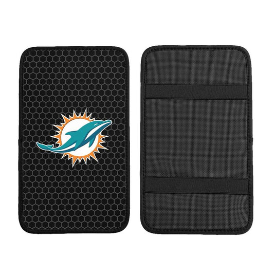 Miami Dolphins Printed protective pad for car armrest box