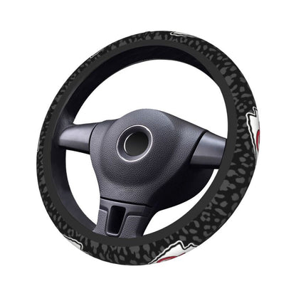 Kansas City Chiefs Printed elastic steering wheel cover car anti-skid cover