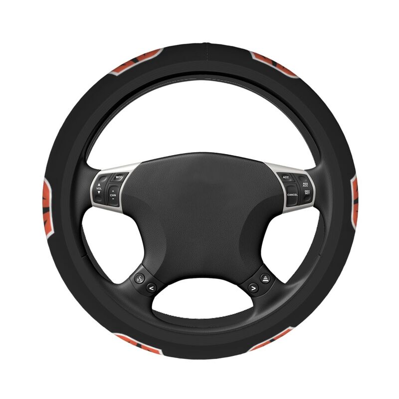 Cincinnati Bengals 2 Printed breathable elastic steering wheel anti slip cover