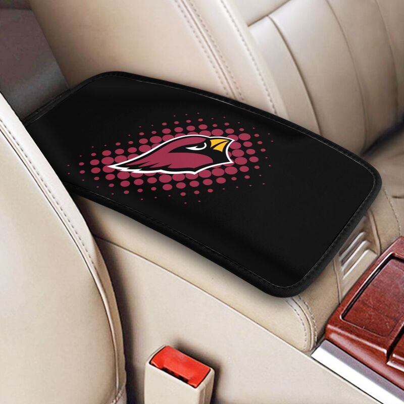 Arizona Cardinals Printed car armrest box cushion armrest protective cover