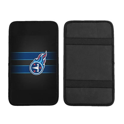 Car armrest box pad Tennessee Titans 4 Printed central armrest box pad protective pad