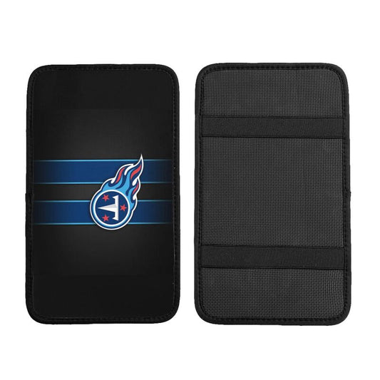 Car armrest box pad Tennessee Titans 4 Printed central armrest box pad protective pad