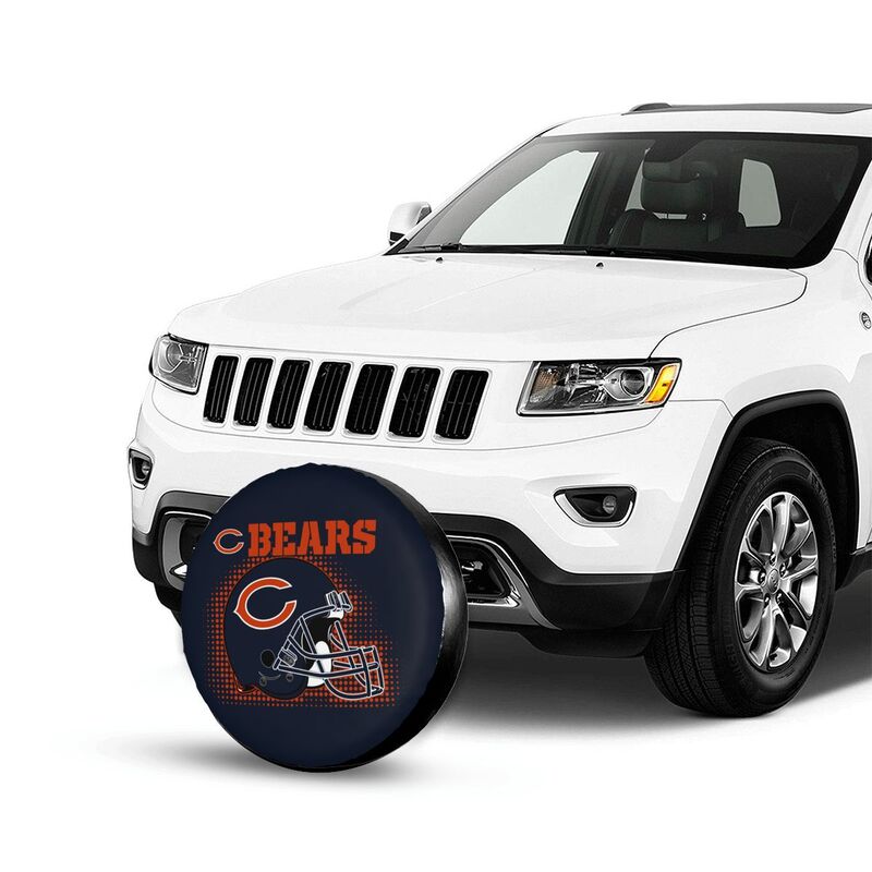 Chicago Bears Printed tire protection cover car sun protection tire protection cover