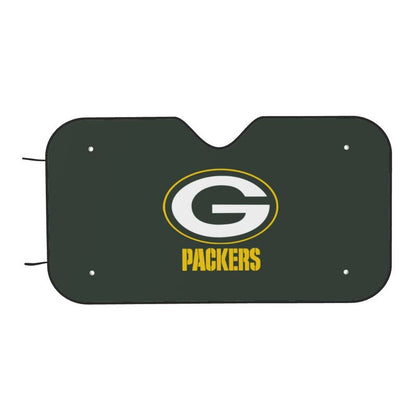 Green Bay Packers 4 Print suitable for front Car windshield sunshades Car windshield sunshades