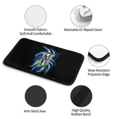 Car armrest box pad Seattle Seahawks 1 Printed central armrest box pad protective pad