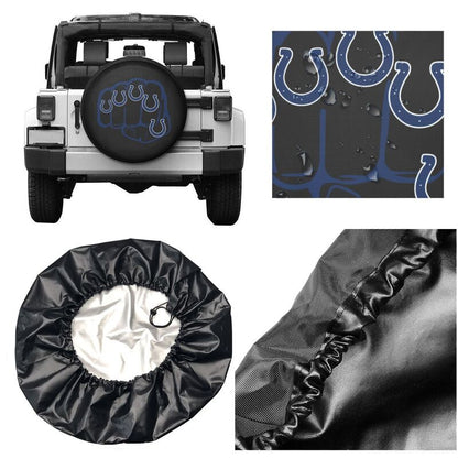 Indianapolis Colts Print tire protection cover car spare tire dust protection covers