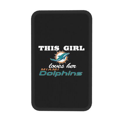 Miami Dolphins Printing car center console pad car armrest protective cover