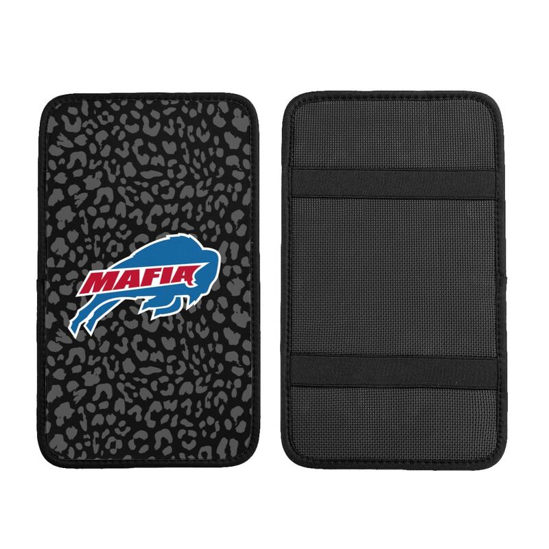 Buffalo Bills printed Car handrail box cushion Personalized car armrest cover
