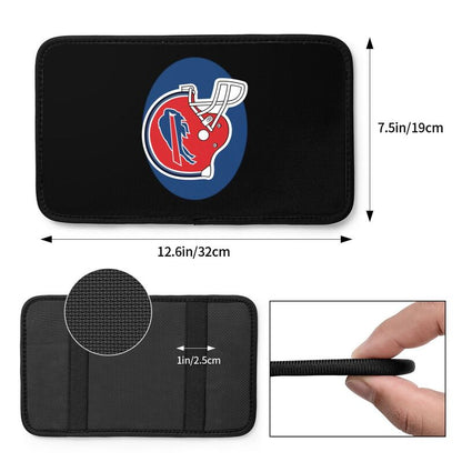 Car armrest box pad Buffalo Bills 6 Printed central armrest box cushion protective pad