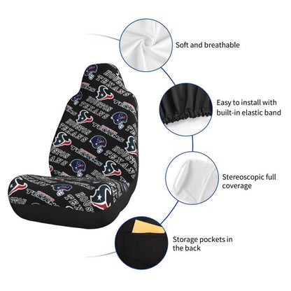 Houston Texans Printed seat dust protection cover car seat protective cover