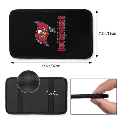Car armrest box pad Tampa Bay Buccaneers 1 Printed center armrest box pad protective pad