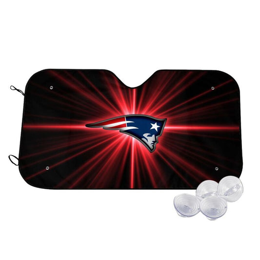 New England Patriots 4 Print suitable for front Car windshield sunshades Car windshield sunshades