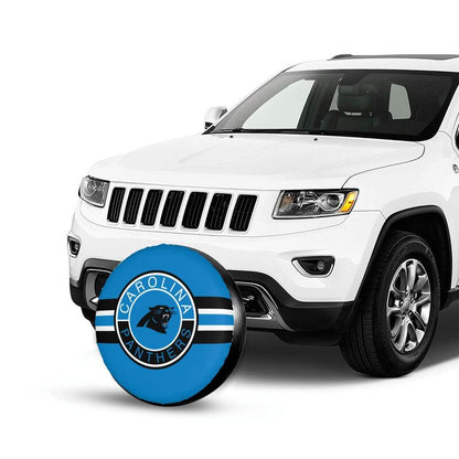 Carolina Panthers Print tire protection cover car sun protection tire protection cover