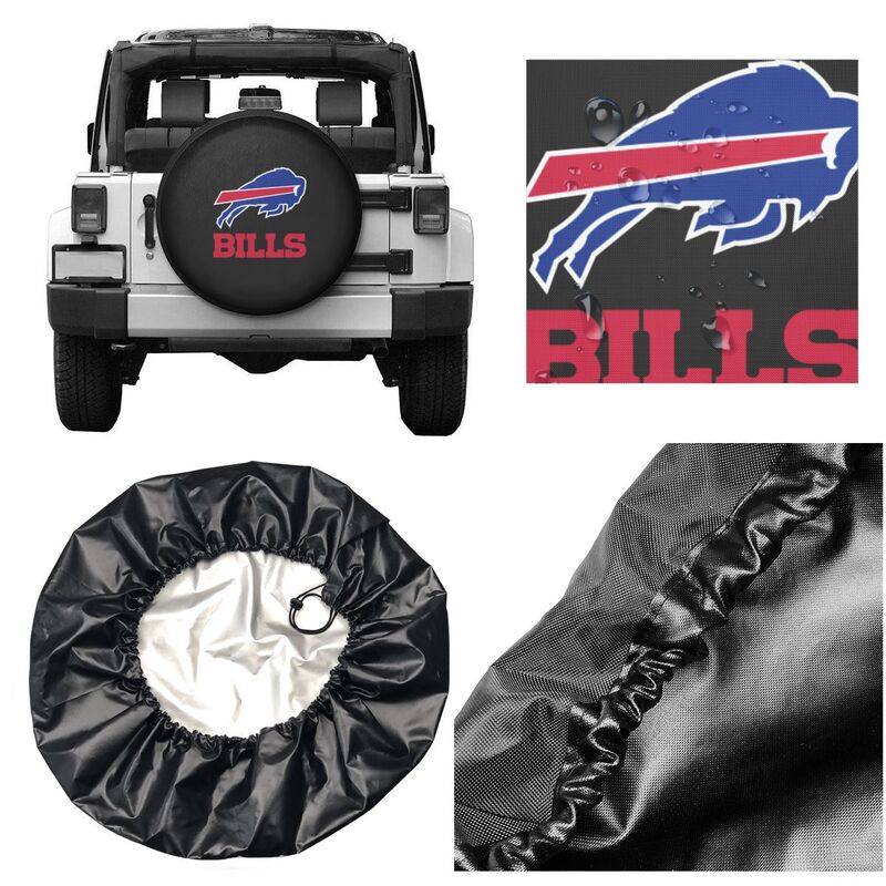 Buffalo Bills 2 car dustproof sunscreen tyre protective cover Tyre protective cover
