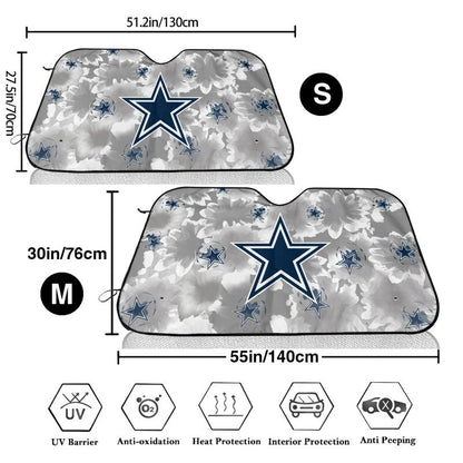 Dallas Cowboys Printed multi size car front windshield sunshade car windshield sunshade