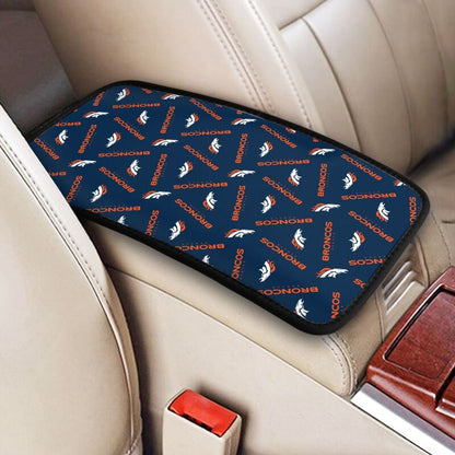 Denver Broncos  Printed armrest protective cover car armrest box cushion
