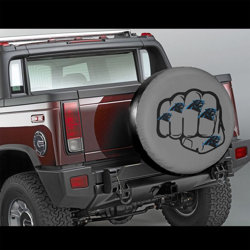 Carolina Panthers Print tire protection cover car spare tire dust protection covers