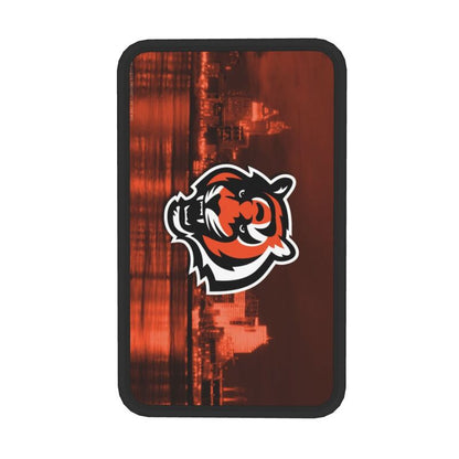 Car armrest box pad Cincinnati Bengals 1 Printed center armrest box pad protective pad