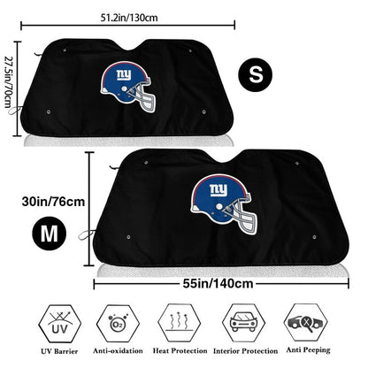 New York Giants 3 Print is suitable for front Car windshield sunshades Car windshield sunshades