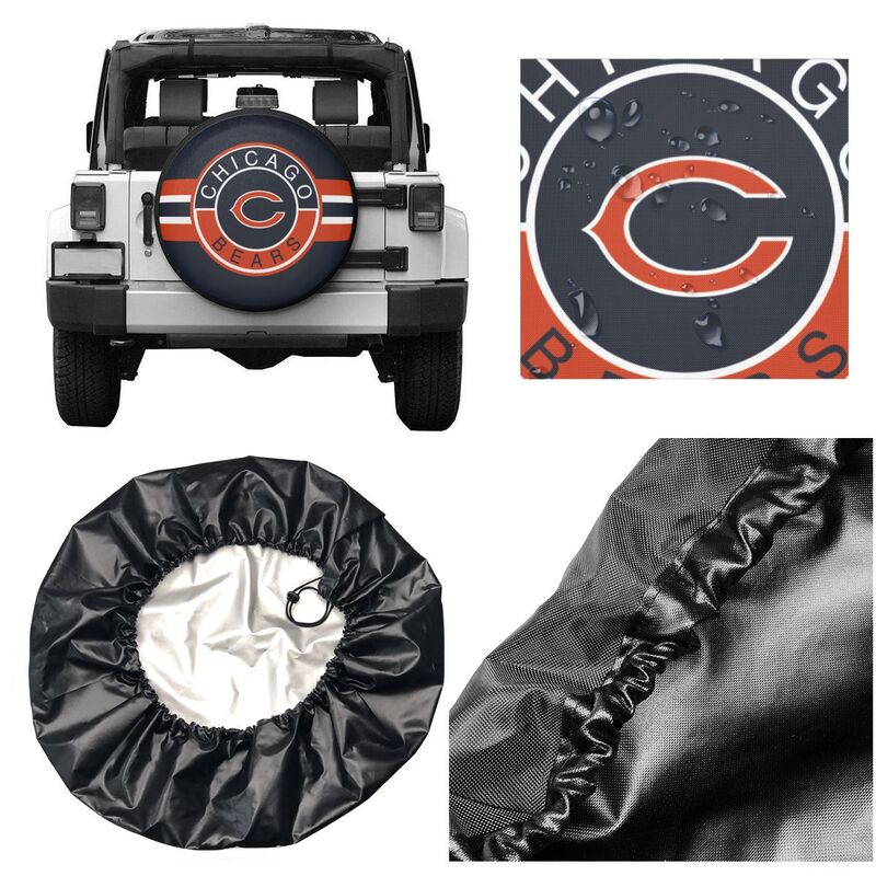 Chicago Bears Print tire protection cover car sun protection tire protection cover