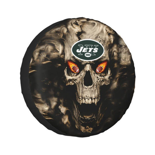 New York Jets print Skull print car tire cover tire dust cover